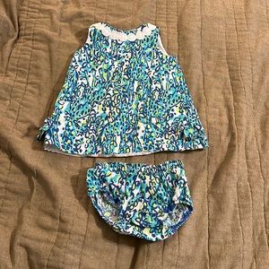 Lilly Pulitzer dress and bloomers